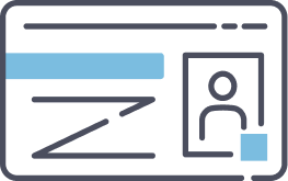 書類アップロードのイラスト
